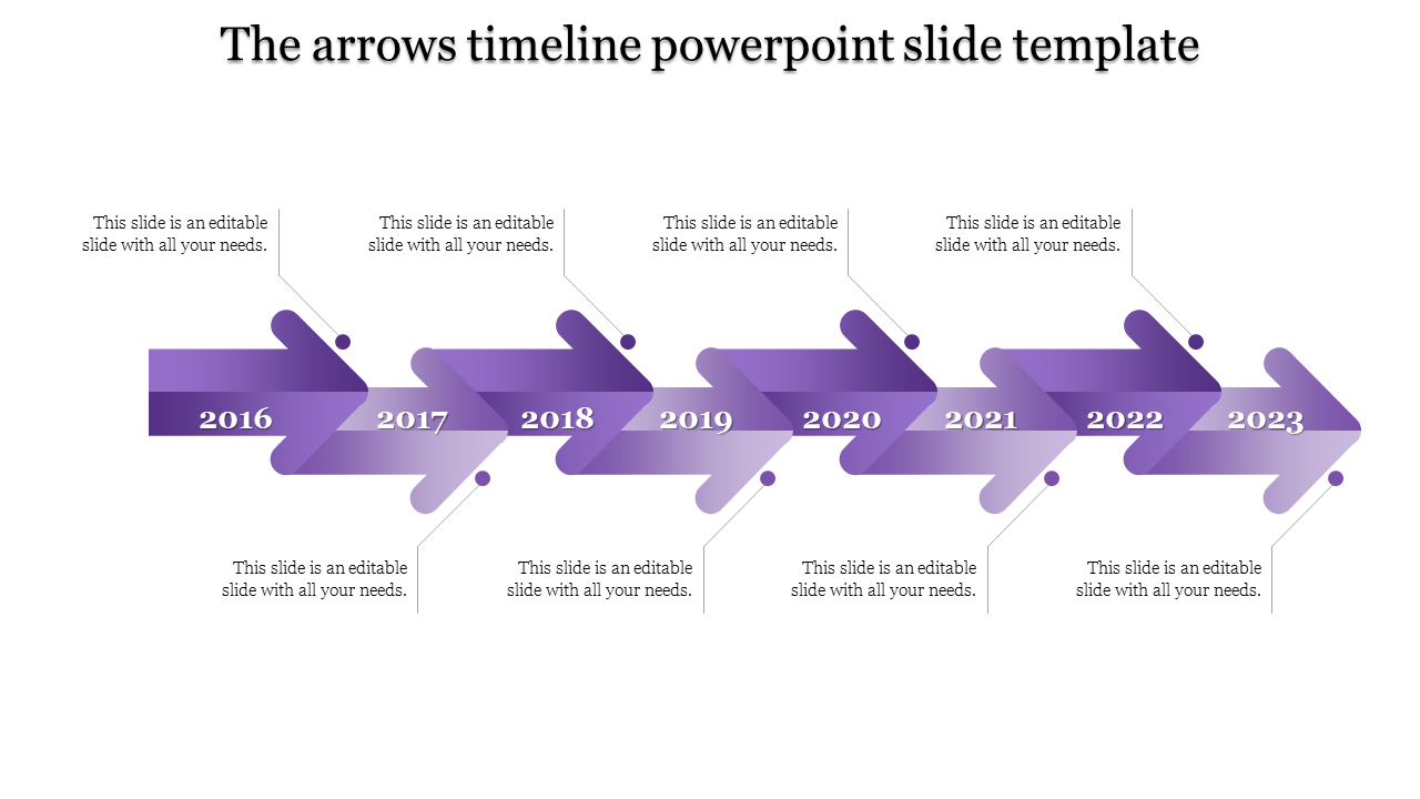 timeline powerpoint slide template-8-Purple